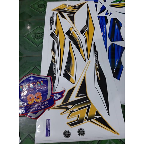 Tem rời ex 135 lc vàng đen