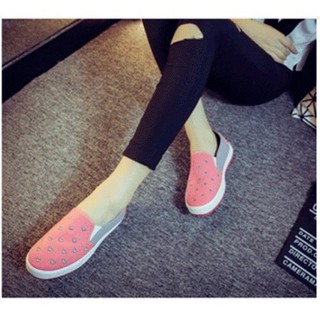 Giày Slip On trái tim nhỏ đế bánh mì