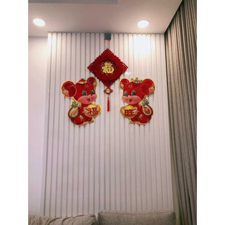 [GIÁ SỈ] Tặng 5 bao lì xì - LIỄN TREO CỬA TRANG TRÍ TẾT 2021 tặng kèm 1 móc dán tường siêu dính