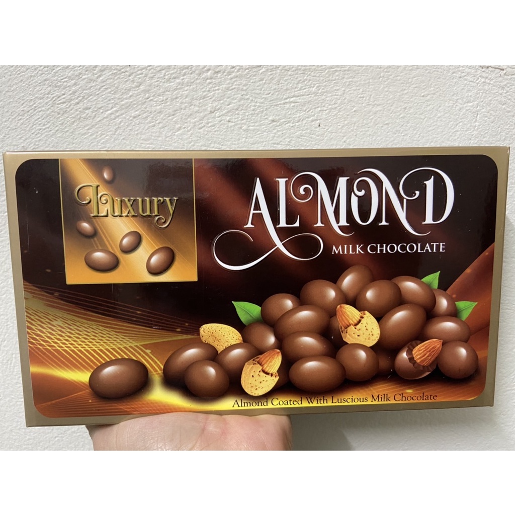 KẸO SOCOLA HẠNH NHÂN ALMOND LUXURY ĐỨC HẠNH 200G