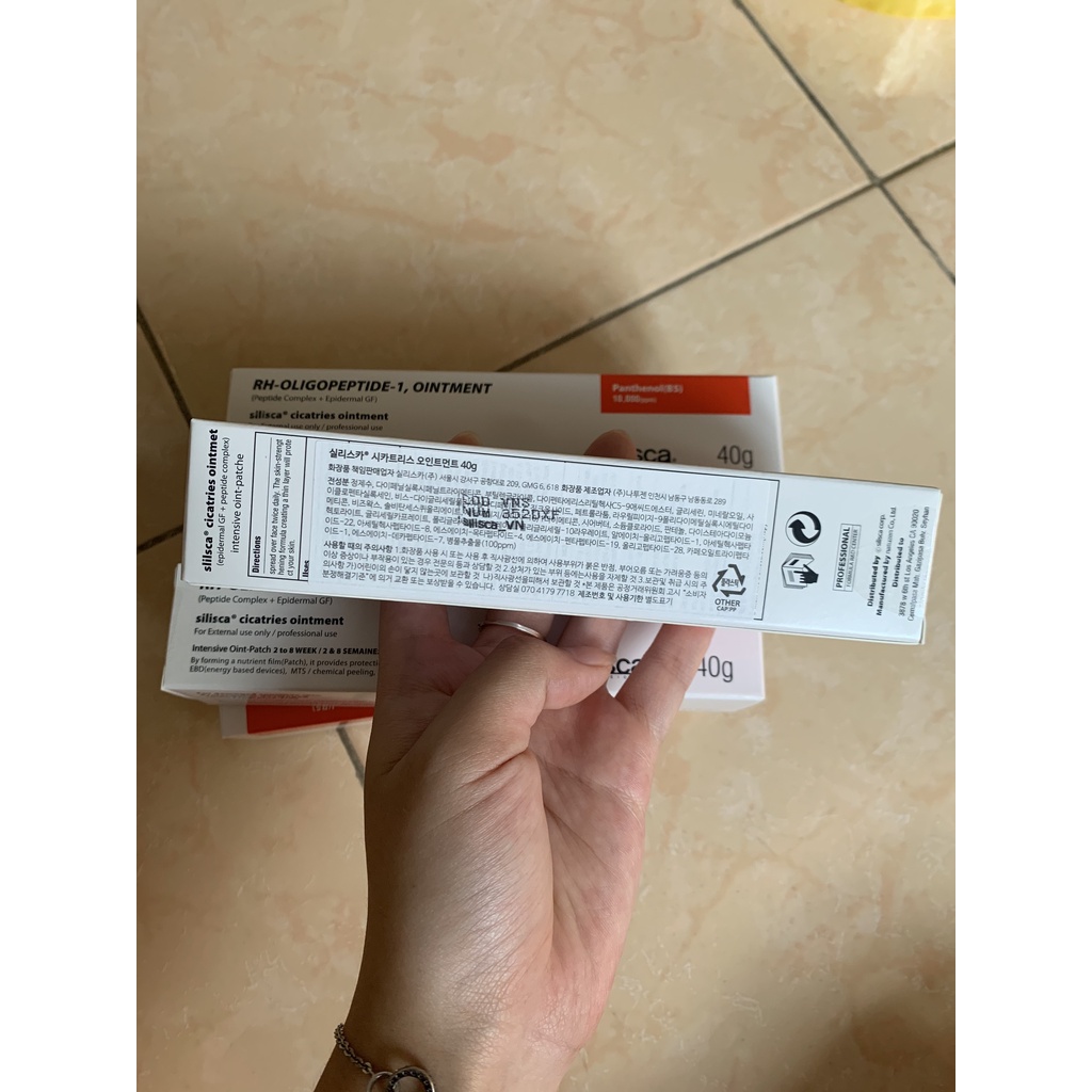 Kem phục hồi B5 Panthenol RH- OLIGOPEPTIDE-1 OINTMENT SILISCA 40g