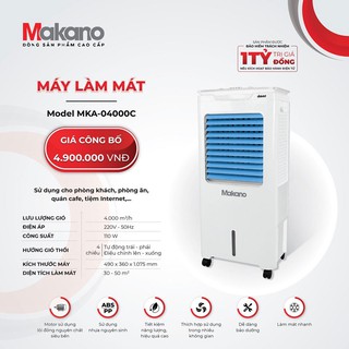 QUẠT ĐIỀU HÒA MAKANO MKA-04000C