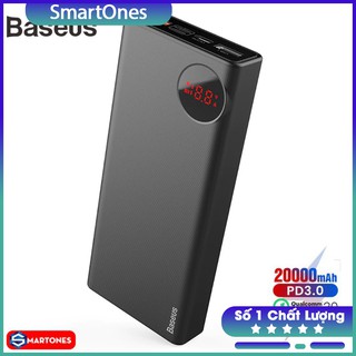 Pin dự phòng Baseus Mulight Quick Charger dung lượng 20000mAh , 18W sạc nhanh chuẩn PD cho điện thoại, Máy tính bảng...
