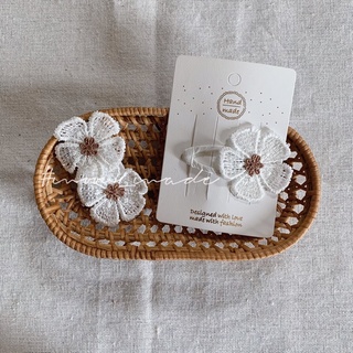 set kẹp tóc hoa vintage cho bé yêu