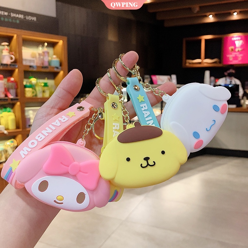 Ví Silicone Đựng Tiền Xu Mini Đa Năng Họa Tiết Hoạt Hình Dễ Thương