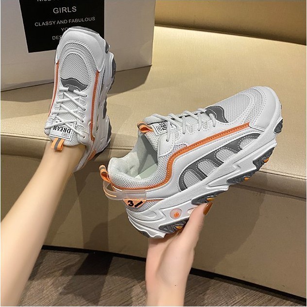 Giày Thể Thao Nữ Đế Viền 💖FREESHIP💖 Sneaker Nữ- Độn Đế Phối Màu Trẻ Trung TẶNG Lọ Tẩy Giày | BigBuy360 - bigbuy360.vn