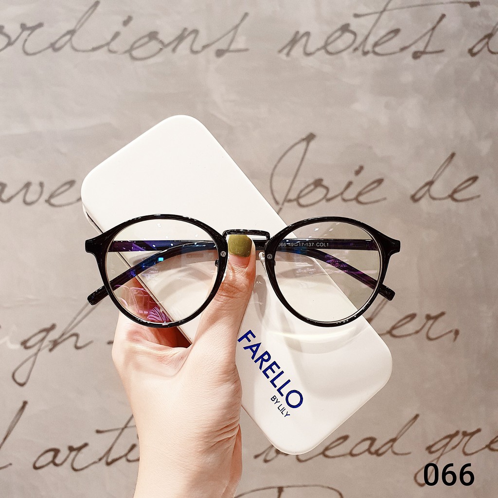 Gọng Kính Mắt Tròn Nữ Thời Trang L066 - Gọng Kính Cận Tròn Nữ Hàn Quốc Lilyeyewear | BigBuy360 - bigbuy360.vn