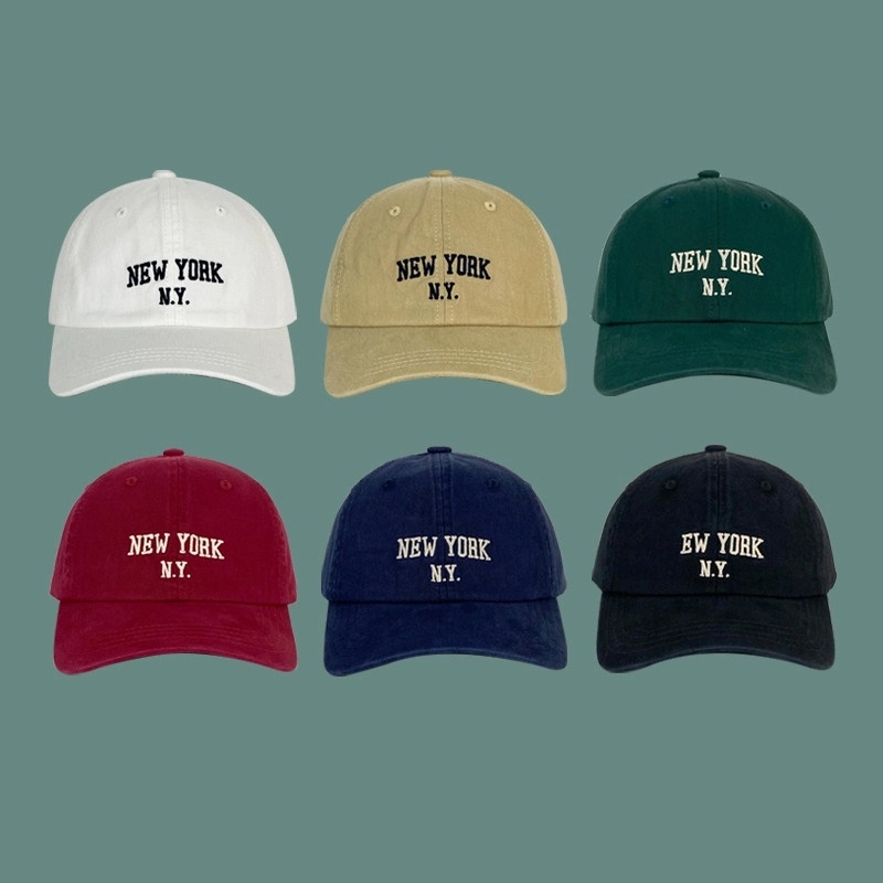 Nón lưỡi trai LINJW cotton có thể điều chỉnh kích cỡ dành cho nam và nữ