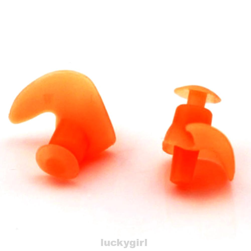 2020 Silicone Waterproof Swim Ear Plugs For Swimmers Adult Kid Children Earplugs