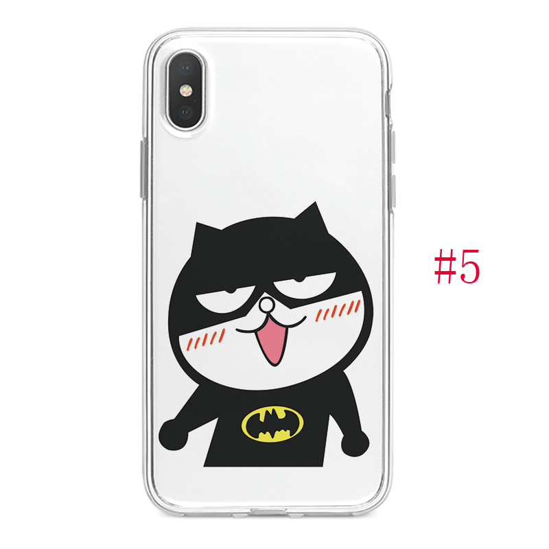 Ốp Lưng Huawei Y3 Y5 2017 Prime 2018 2019 Y5 ii Điện Thoại Silicone Mềm Funny Cat