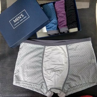 Hộp 4 sịp đùi nam thông hơi