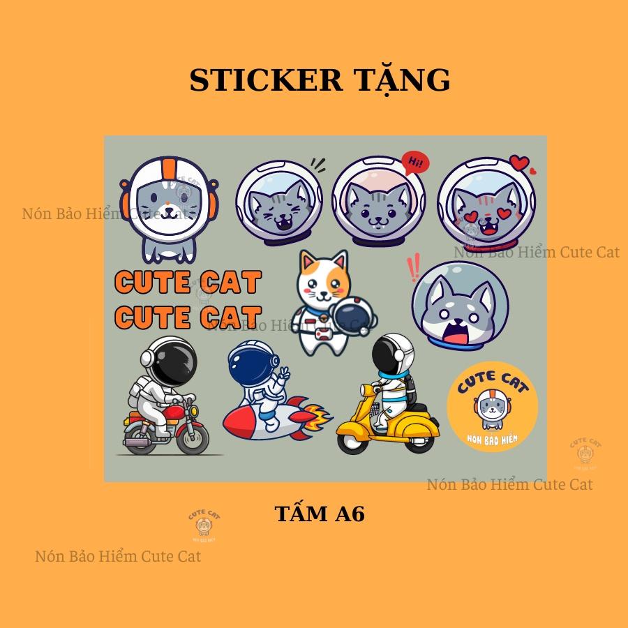Stciker Dán Nón Bảo Hiểm, Sticker Trang Trí Dán Mũ Bảo Hiểm, Vali, Bàn Học Có Nhiều Mẫu Cute Chống Nước CUTE SHOP