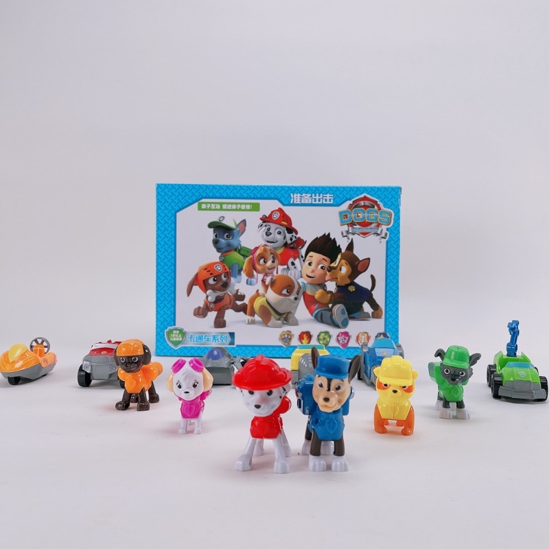 [TỔNG HỢP]Đồ Chơi Mô Hình Nhân Vật Chó Cứu Hộ-PawPatrol/Mô Hình Xe Ô Tô Đội Chó Cứu Hộ Phiên Bản Mới Nhất 2021