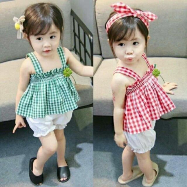 E sẵn sll bộ kẻ 2 dây cho bé rồi ạ hot hit Về3màu ri 5 sz cho bé 7 tới 20 kg ạ Chất áo là vải kate, quần là chất đũi