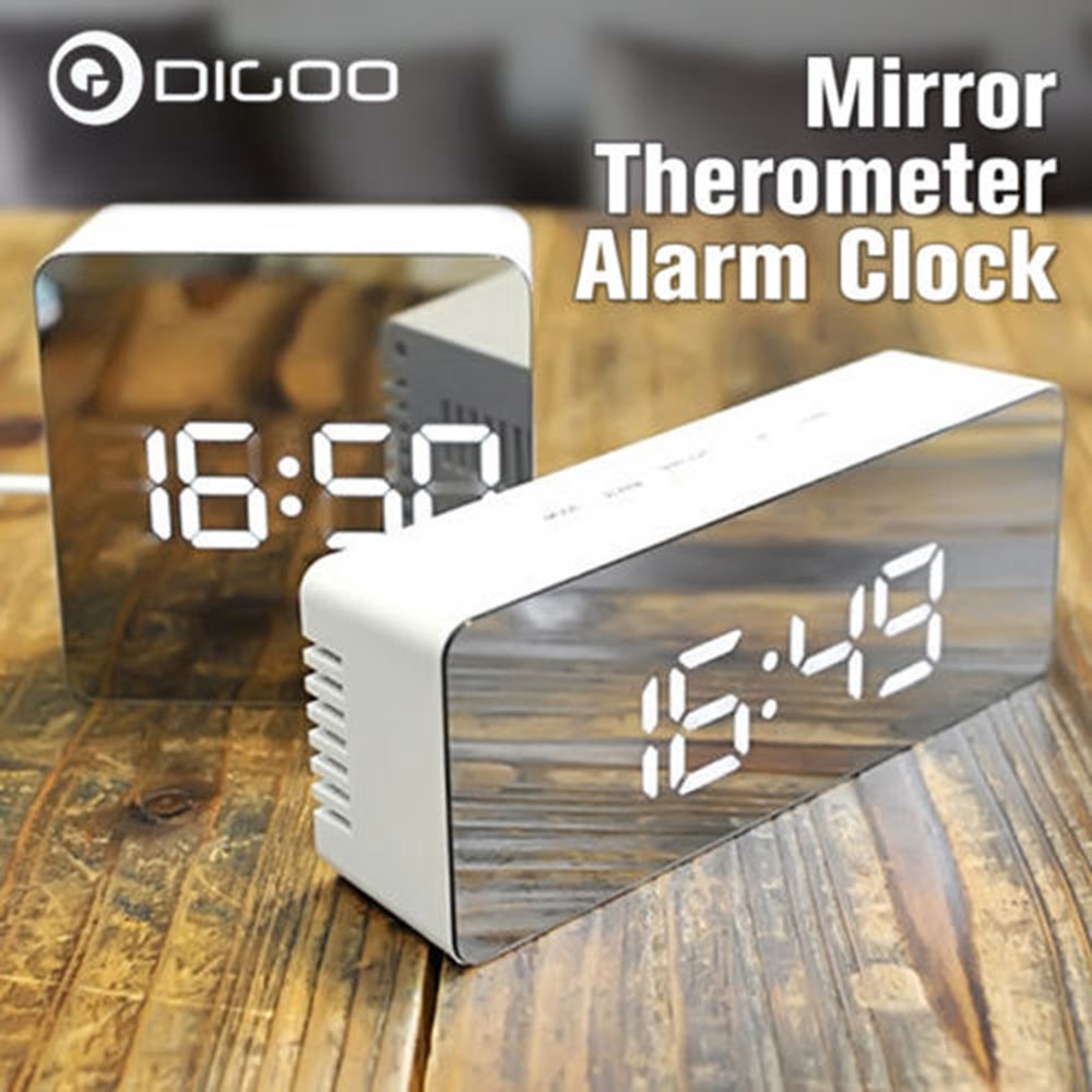 Đồng Hồ Báo Thức Để Bàn Có Đèn Nền Trang Trí Nội Thất