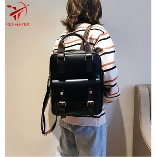 (HÀNG CÓ SẴN SỐ LƯỢNG LỚN)Balo thời trang nam nữ kiêm túi xách bằng da không nổ cao cấp TF4
