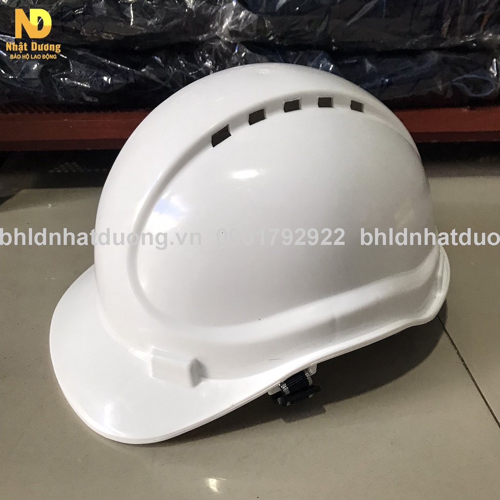 Nón bảo hộ lao động có lỗ thông hơi thoát khí - BB N011