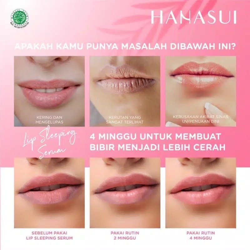 (hàng Mới Về) Serum Dưỡng Môi Hanasui Chiết Xuất Từ Dâu Và Mật Ong 12g Bpom | BigBuy360 - bigbuy360.vn