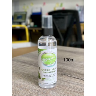 Dung dịch rửa tay kháng khuẩn hapicare 100ml