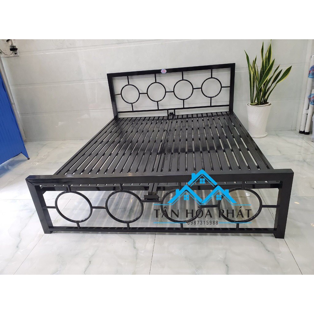 Giường săt mỹ nghệ tổ chim 1m4 x 2m