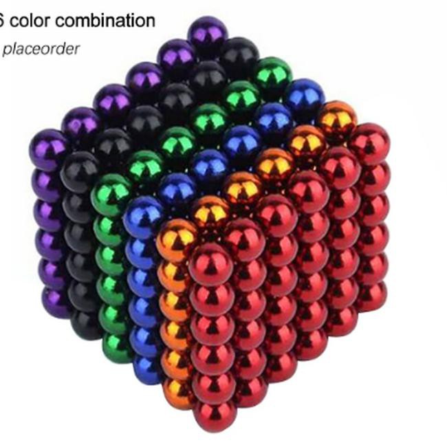 6 Quả Bóng Nam Châm Đồ Chơi Buckyballs Neocube 3mm - Silver 7rkc - 216 Cái