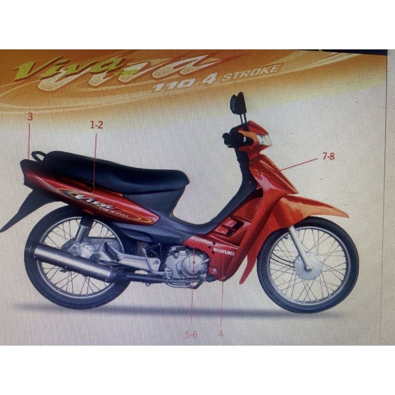 Báo xăng Viva 110cc -RGV-120cc)-Chính hãng Suzuki