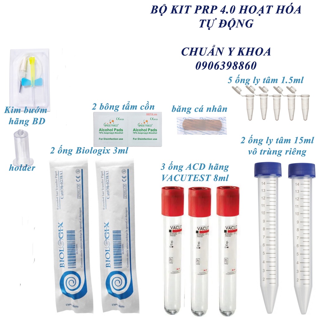 Bộ KIT PRP 4.0 TỰ HOẠT HÓA HÀNG CÔNG TY