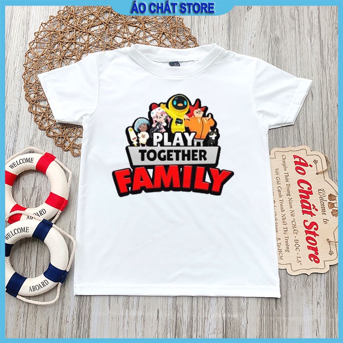 Áo thun Play Together cho bé trai bé gái dễ thương | Áo trẻ em Play Together giá rẻ siêu đẹp PT01