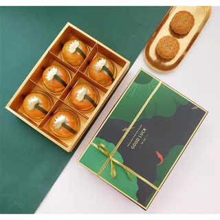 (Set 10) Hộp 6 bánh 80gr (Lá Sen Good Luck)