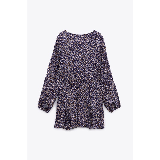 Váy baby doll hoa nhí Zarraaa canh sale