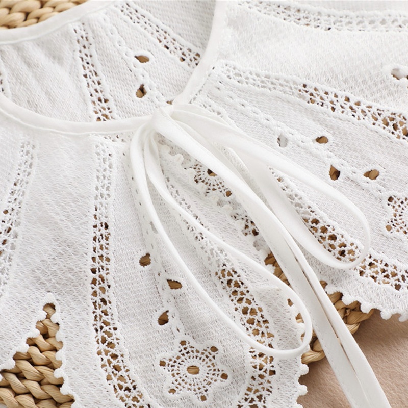 Cổ Áo Giả Họa Tiết Ren Rỗng Tinh Tế Trang Trí Cho Nữ