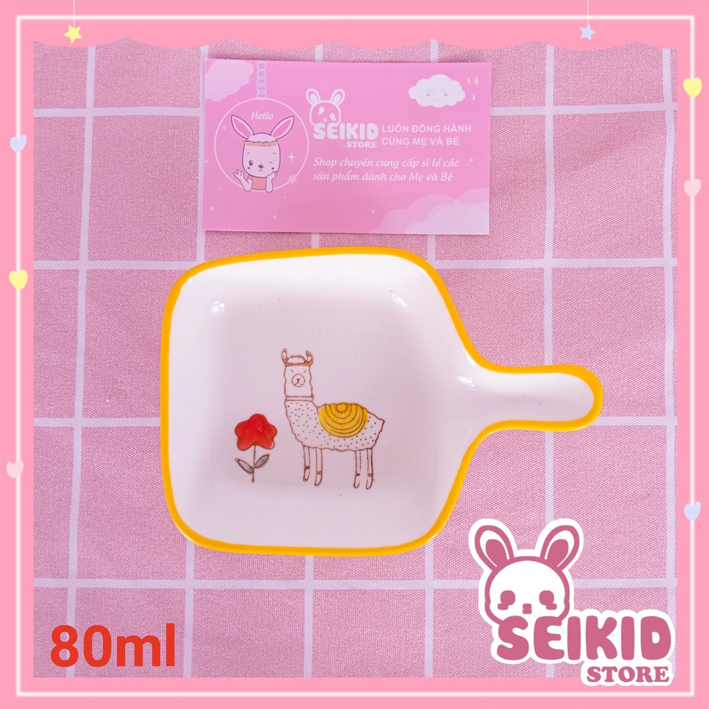 Bát Sứ Ăn Dặm Cao Cấp Họa Tiết Đủ Màu Seikid Store