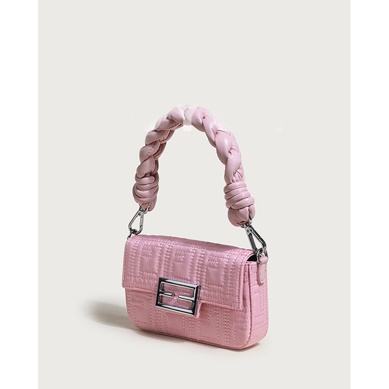 Túi Xách Đựng Điện Thoại Phối Dây Xích Đeo Vai Màu Kẹo Ngọt Xinh Xắn