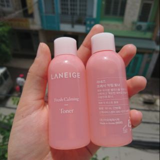 Compo 2 chai nước hoa hồng Laneige