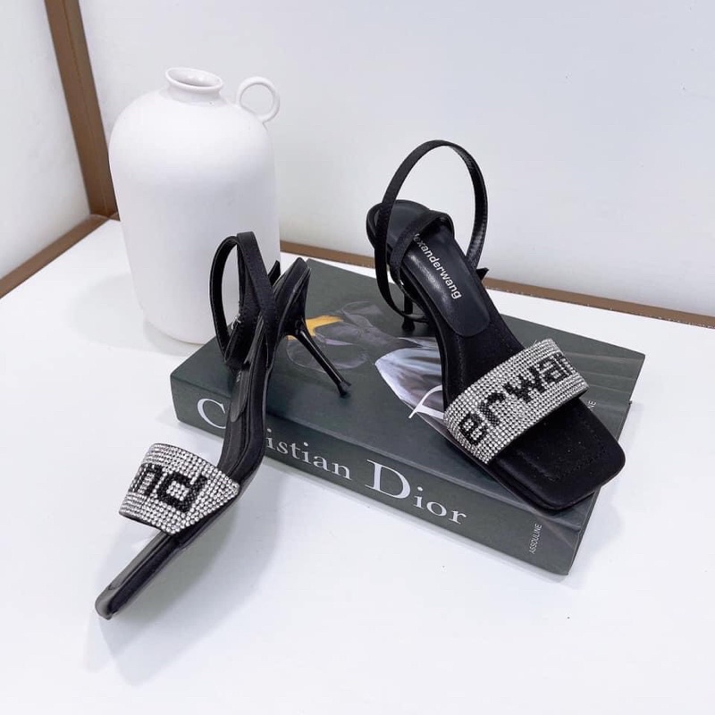 Sandal cao gót quai đá hàng cao cấp fullbox
