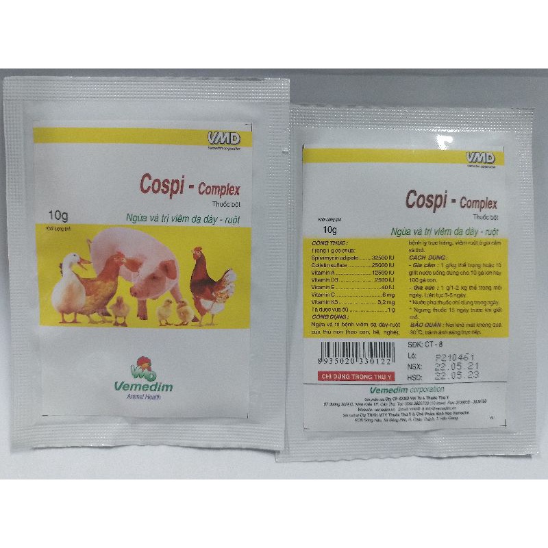 Combo 2 gói* 10 gram dạ dày  Cospi complex