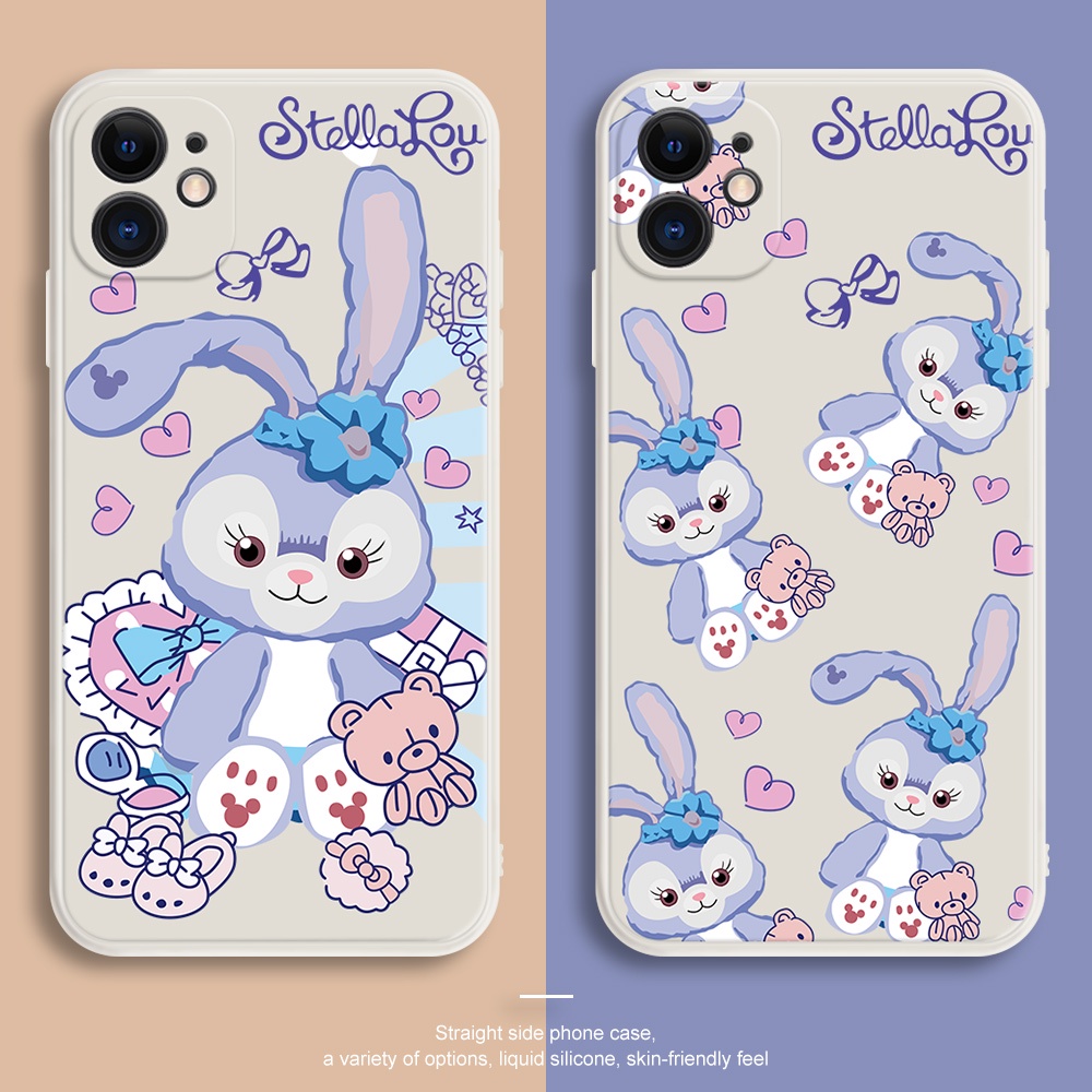 Ốp Điện Thoại Hình StellaLou Disney Cho iPhone 11 12 13 Pro Max ​Ốp Điện Thoại Thời Trang Cho Iphone XR XS Max X 6 7 8 Plus SE2020 6splus 6S 5 4