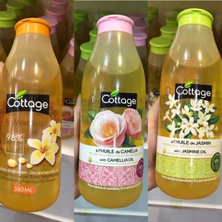 Sữa tắm Cottage chiết xuất tinh dầu Argan của Pháp loại 560ml