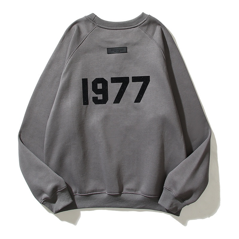 Hàng Bán Chạy Áo Thun Thể Thao Cotton Plus Size Tay Dài In Chữ Essentials 1977 Phản Quang Cho Nam Và Nữ