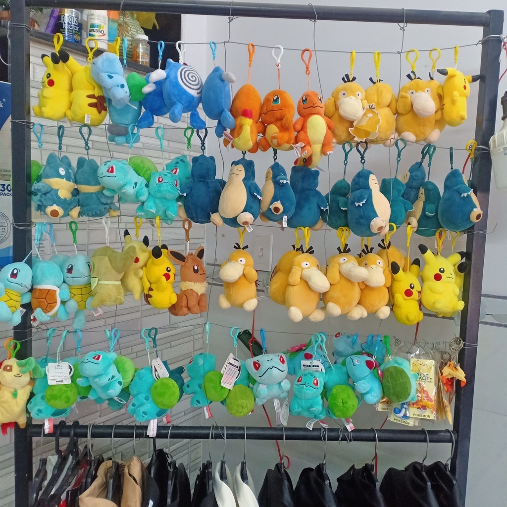 MÓC KHÓA GẤU BÔNG POKEMON (MẪU NGẪU NHIÊN)