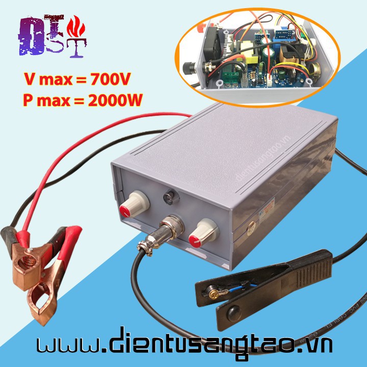 ✅ [RẺ NHẤT VIỆT NAM] Máy kích điện tử băm xung, trộn tần 0 - 700V Đầy đủ phụ kiện