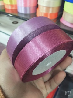 Cuộn duy băng vải lụa khổ 1cm,2cm,4cm(bảng màu 2/2)