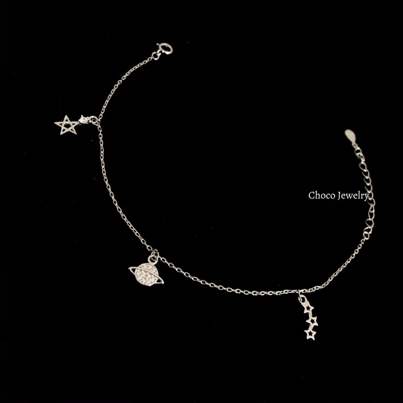Vòng tay bạc galaxy Choco jewelry