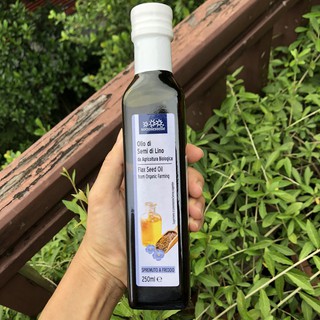 [SOTTOLESTELLE] DẦU HẠT LANH HỮU CƠ ÉP LẠNH (250ml) - Cold Pressed Organic Flaxseed Oil (Linseed)