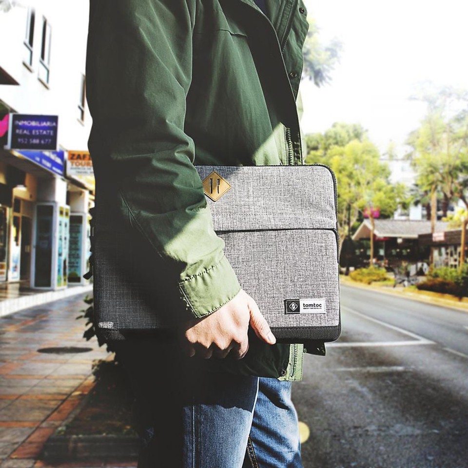 Túi Đeo Chéo Chống Sốc TOMTOC (USA) iPad 11inch-10.5inch Multi Function Shoulder Bags - Gray