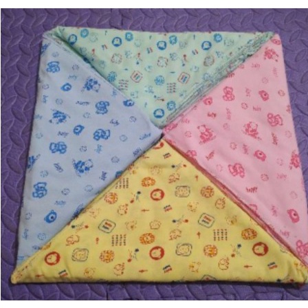 Tã vải chéo cho bé, Thị Nhím Store, set 10 Tã chéo Fushi khổ 80x1m an toàn cho bé