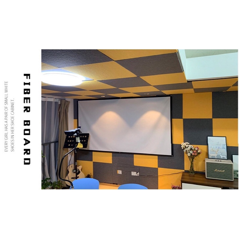 (KT 60x60cm)1 Tấm nỉ tiêu âm cách âm cao cấp Acoustic Sonic kt 60x60cm/tấm dày 9ly