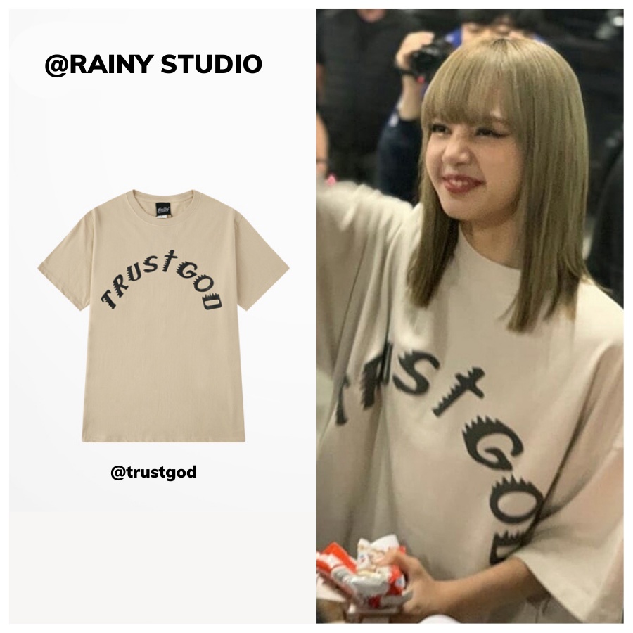 Áo thun tay lỡ nam nữ, áo phông unisex form rộng chất cotton mát mịn thấm hút mồ hôi TRUST GOD