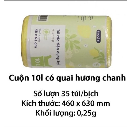 (kho sỉ) Túi nilon đựng rác có mùi thơm Soji Inochi hàng chất lượng cao cấp
