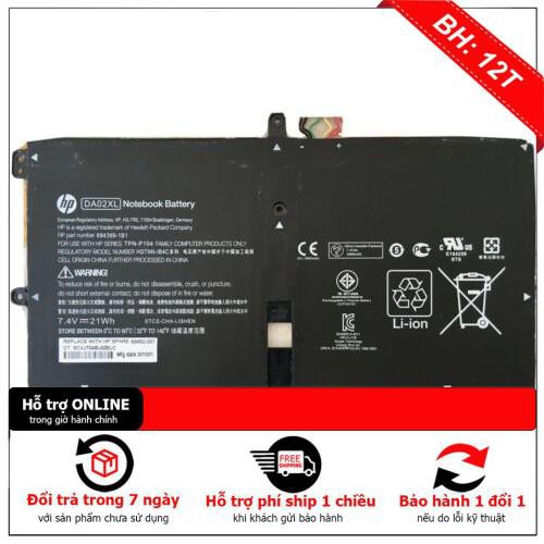 Pin battery HP DA02XL x2, x2 11-g000, x2 11-g100, X2 11.6&quot; Tablet, x2 11t-g000, X2 11-G000ES, 11-G0033ED